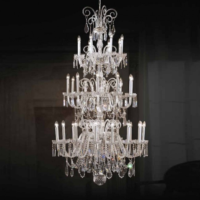 Люстра Beby Group Crystal 7300/16+10+8 Chrome CUT CRYSTAL Люстра Beby Group Crystal 7300/16+10+8 Chrome CUT CRYSTAL