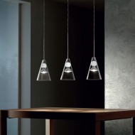 Подвесной светильник De Majo GEMMA S3L 0GEMM0SL-3 clear+white Подвесной светильник De Majo GEMMA S3L 0GEMM0SL-3 clear+white