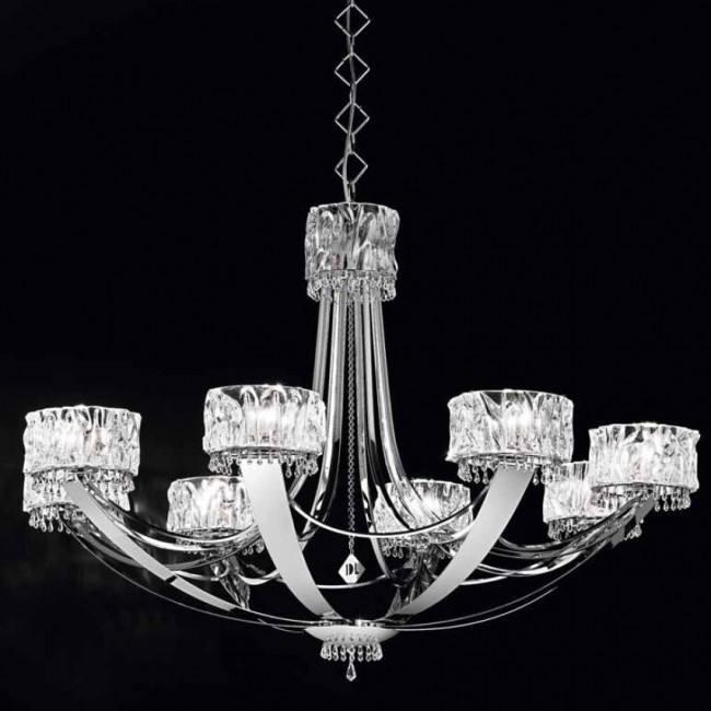 Люстра IDL Crystal blade 512/8 Chrome Люстра IDL Crystal blade 512/8 Chrome