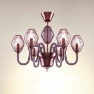 Потолочная люстра Beby Group Peonia 7701B03 Fuchsia Venice Потолочная люстра Beby Group Peonia 7701B03 Fuchsia Venice