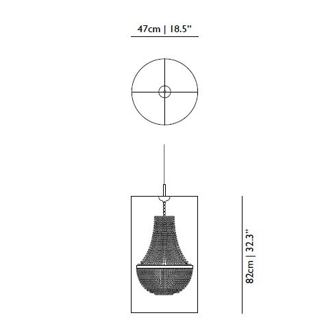 Подвесной светильник MOOOI Light shade shade 47 MOLCH-D47-A + MOLLS-D47