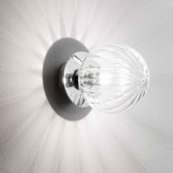 Бра Renzo Del Ventisette Ohlala FA14555/1 DEC. CROMO SFERA TRASP. RIGATO Бра Renzo Del Ventisette Ohlala FA14555/1 DEC. CROMO SFERA TRASP. RIGATO