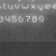 Настенный светильник Artemide Alphabet 1210700A + supp