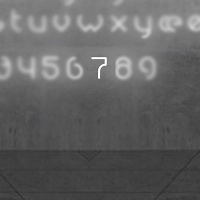 Настенный светильник Artemide Alphabet 1210700A + supp