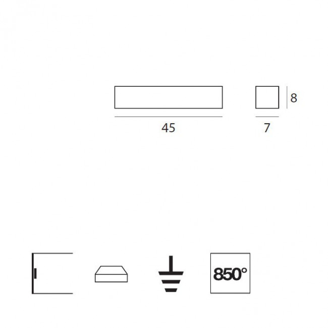 Настенный светильник Linea Light Box 6725