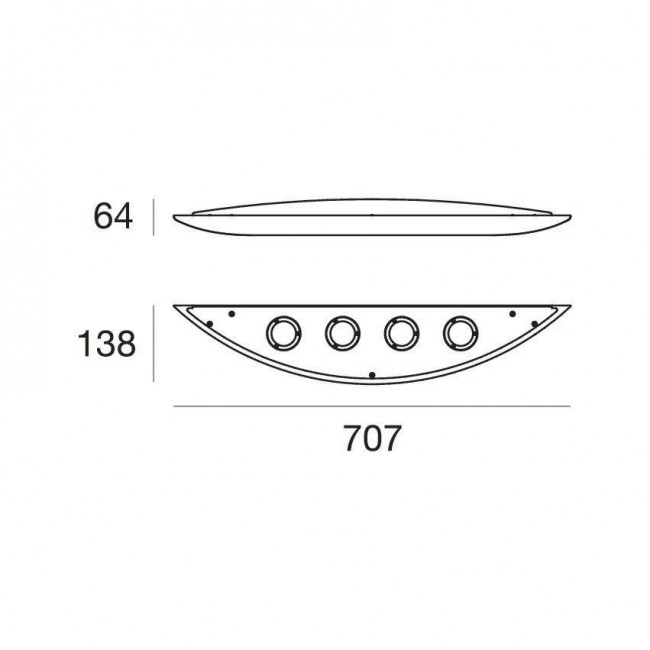 Настенный светильник Linea Light Kyklos 7741