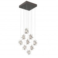 Потолочный светильник IDL Stardust 610/9 brushed matt black nickel + pure steel Потолочный светильник IDL Stardust 610/9 brushed matt black nickel + pure steel