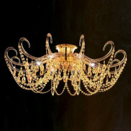 Потолочный светильник Italamp 398/12 D105 Amber / O / Sw Light Topaz