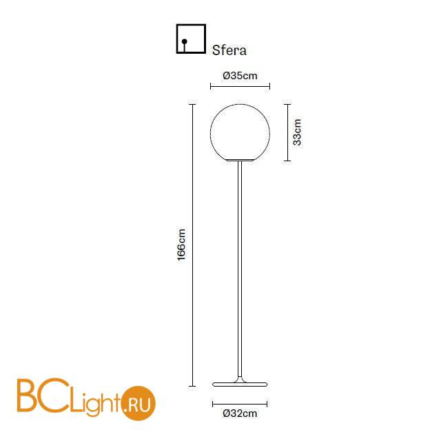 Торшер Fabbian Lumi F07 C09 01 Торшер Fabbian Lumi F07 C09 01