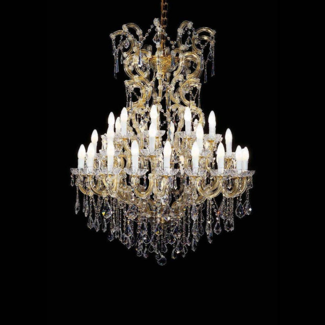 Люстра Beby Group Novecento 902/40+1 Light gold CUT CRYSTAL