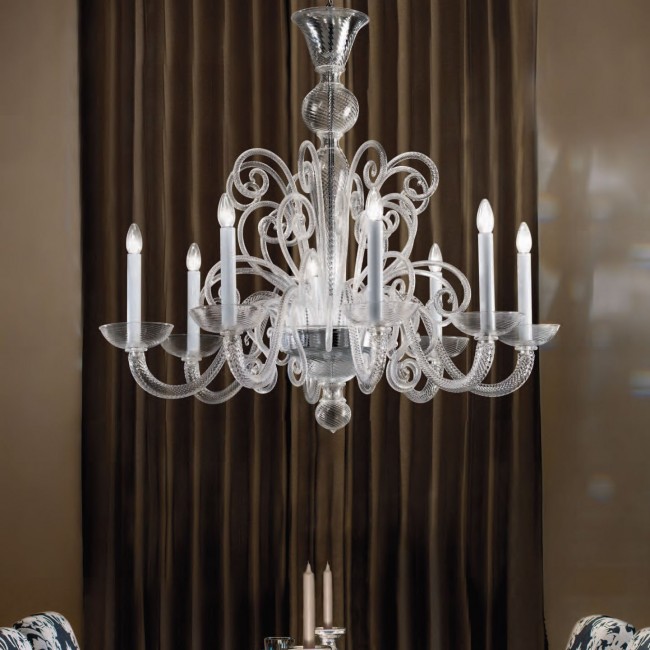 Люстра De Majo 6015 K8 060150K08 cristallo Люстра De Majo 6015 K8 060150K08 cristallo