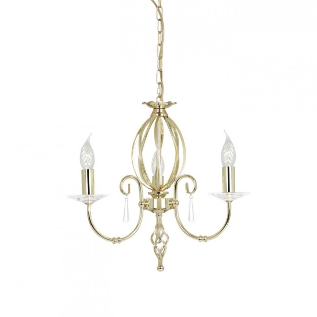 Люстра Elstead Lighting Aegean AG3 POL BRASS Люстра Elstead Lighting Aegean AG3 POL BRASS