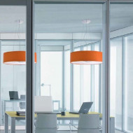 Подвесной светильник Axo Light Skin SP SKI 070 Arancio/Bianco SPSKI070E27ARBC Подвесной светильник Axo Light Skin SP SKI 070 Arancio/Bianco SPSKI070E27ARBC