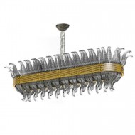 Подвесной светильник Beby Group Milano Deco 8030B05 Light gold Smoked Glass Подвесной светильник Beby Group Milano Deco 8030B05 Light gold Smoked Glass