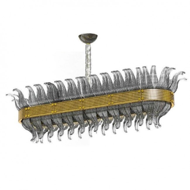 Подвесной светильник Beby Group Milano Deco 8030B05 Light gold Smoked Glass Подвесной светильник Beby Group Milano Deco 8030B05 Light gold Smoked Glass