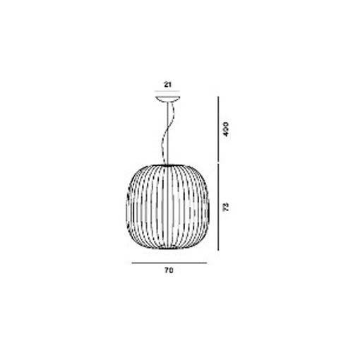 Подвесной светильник Foscarini Spokes 2640172R1-10 Подвесной светильник Foscarini Spokes 2640172R1-10