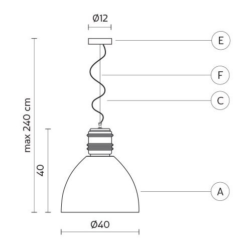 Подвесной светильник Karman Via Rizzo 7 SE695GB Подвесной светильник Karman Via Rizzo 7 SE695GB