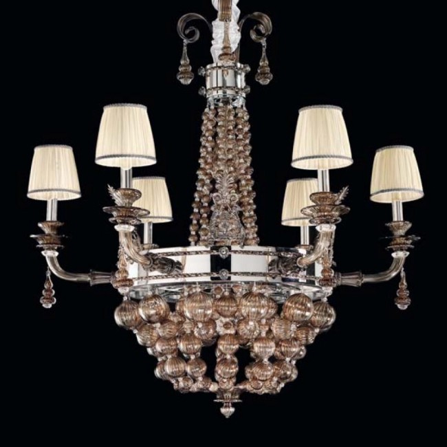 Люстра Sylcom Impero 1648/6 ARG FU + TOP 1648 ARG