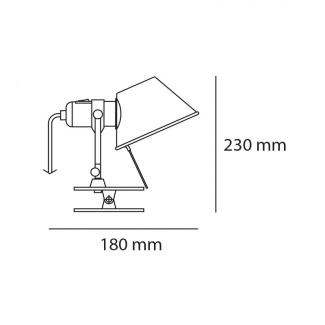Настольная лампа Artemide Tolomeo A0448W50 Настольная лампа Artemide Tolomeo A0448W50
