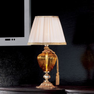 Настольная лампа Euroluce Donatello Alicante LP1 Amber Настольная лампа Euroluce Donatello Alicante LP1 Amber