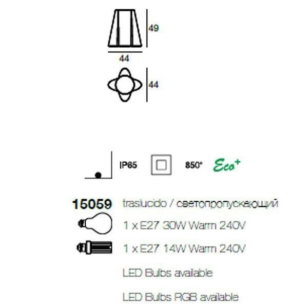 Садово-парковый фонарь Linea Light Flower 15059