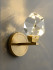 Настенный светильник DeLight Collection crystal rock ii 9701W/1 brass