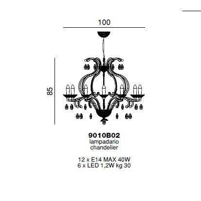 Люстра Beby Group Princess 9010B02 Light gold SW Golden Teak Люстра Beby Group Princess 9010B02 Light gold SW Golden Teak