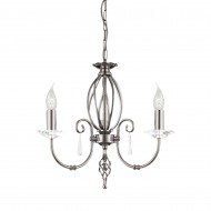Люстра Elstead Lighting Aegean AG3 POL NICKEL Люстра Elstead Lighting Aegean AG3 POL NICKEL