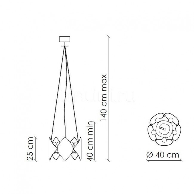 Подвесной светильник Baga Holly H19G8 Подвесной светильник Baga Holly H19G8