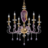 Люстра Euroluce Iside L6 Gold Wisteria