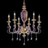 Люстра Euroluce Iside L6 Gold Wisteria