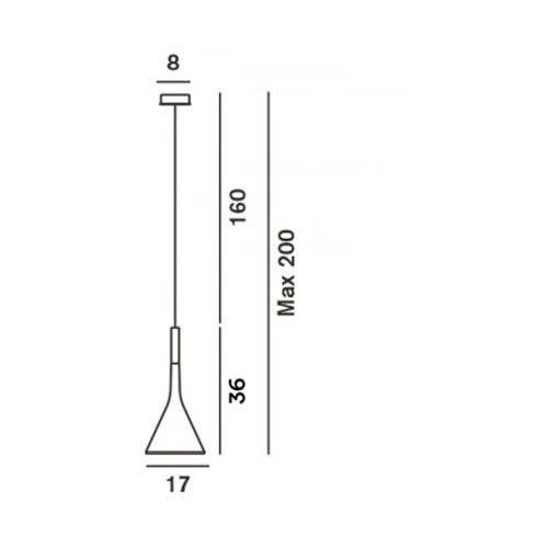 Подвесной светильник Foscarini Aplomb 195007L/3-25