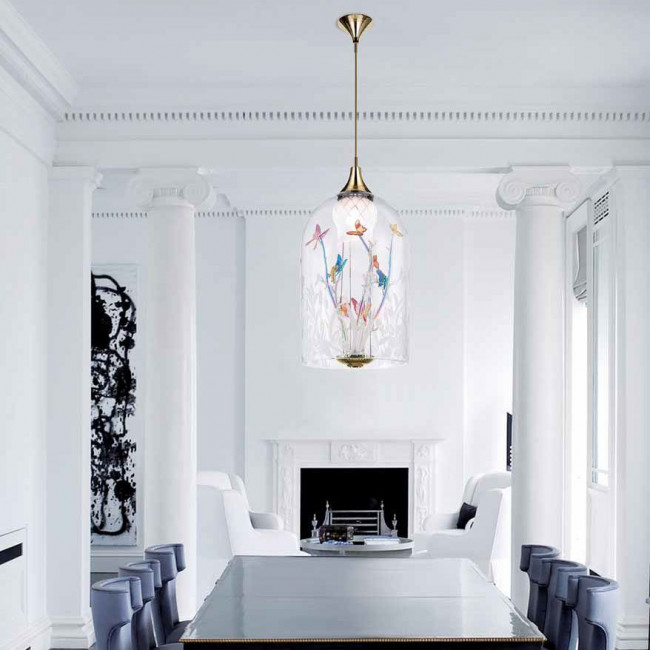 Подвесной светильник La Murrina Jardin de Verre S Pendant 2L butterfly Подвесной светильник La Murrina Jardin de Verre S Pendant 2L butterfly