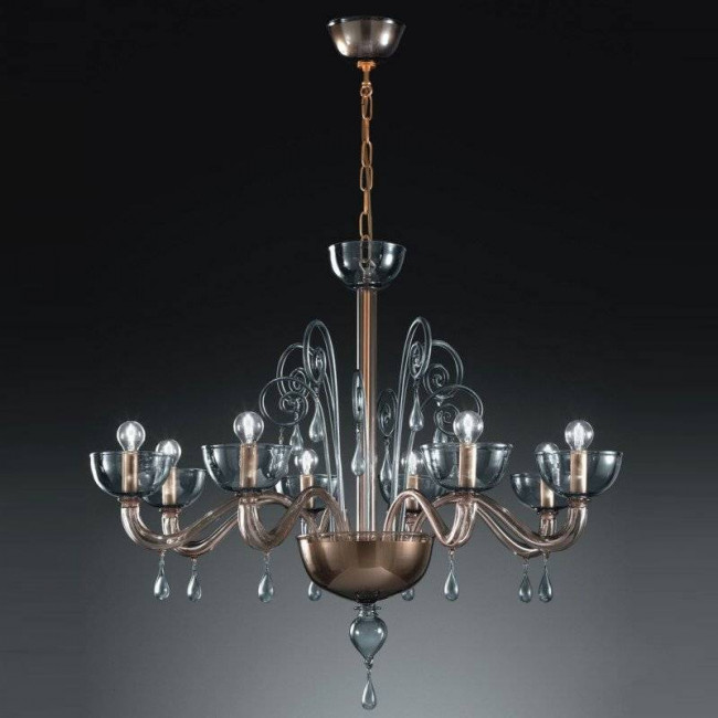 Люстра Vetri Lamp 1200/8 Smoked grey/Grey Люстра Vetri Lamp 1200/8 Smoked grey/Grey