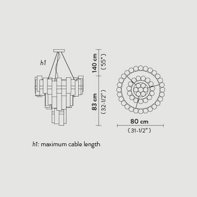 Подвесной светильник Slamp La lollo SUSPENSION XL PEWTER WHITE LAL87SOS0004PE000 Подвесной светильник Slamp La lollo SUSPENSION XL PEWTER WHITE LAL87SOS0004PE000