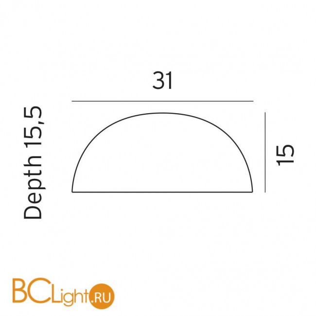 Уличный настенный светильник Norlys Halden 517AL