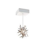Настенный светильник IDL Stardust 610/1A velvet white + pure steel Настенный светильник IDL Stardust 610/1A velvet white + pure steel