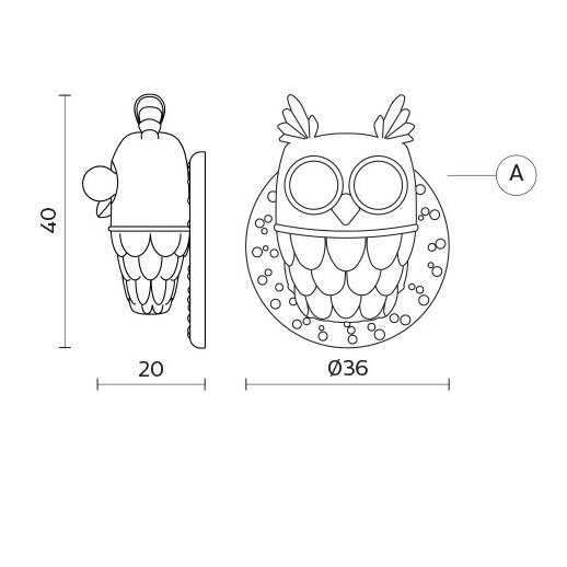 Настенный светильник Karman Ti Vedo AP105 1B INT Настенный светильник Karman Ti Vedo AP105 1B INT