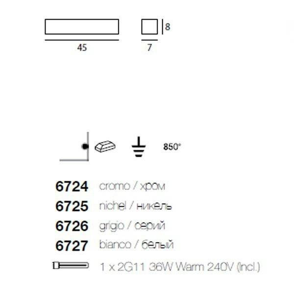 Настенный светильник Linea Light Box 6727