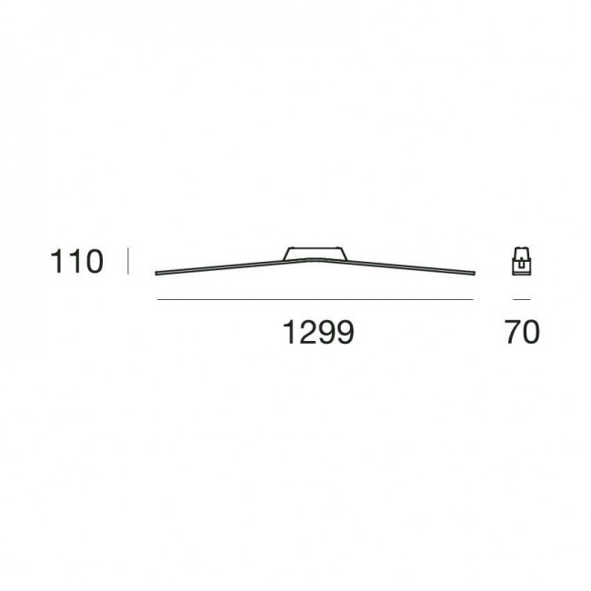 Настенный светильник Linea Light Lama 7110 Настенный светильник Linea Light Lama 7110