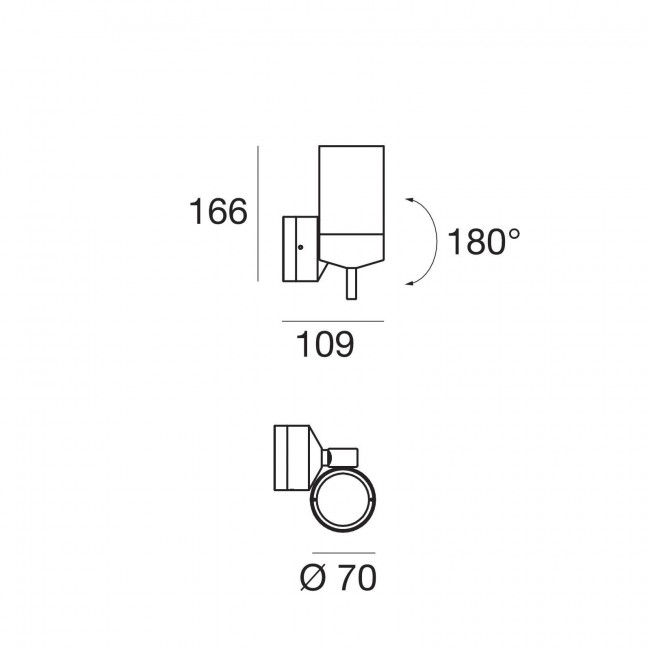 Настенный светильник Linea Light Vision 51365 Настенный светильник Linea Light Vision 51365