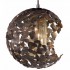 Потолочный светильник IDL Twister 509/6 brown corten with light gold chains Потолочный светильник IDL Twister 509/6 brown corten with light gold chains