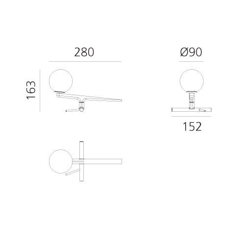 Настольный светильник Artemide Yanzi 1101010A Настольный светильник Artemide Yanzi 1101010A