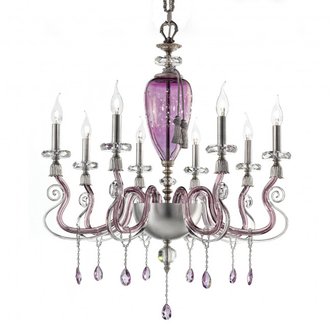 Люстра Euroluce Iside L8 Silver Wisteria Люстра Euroluce Iside L8 Silver Wisteria