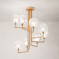 Потолочная люстра Renzo Del Ventisette Ohlala PL14534/8 DEC. 097 CRISTALLO TRASPARENTE Потолочная люстра Renzo Del Ventisette Ohlala PL14534/8 DEC. 097 CRISTALLO TRASPARENTE