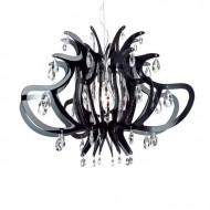 Подвесной светильник Slamp Lillibet SUSPENSION S BLACK LIL14SOS0001NT000 Подвесной светильник Slamp Lillibet SUSPENSION S BLACK LIL14SOS0001NT000