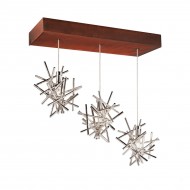 Настенный светильник IDL Stardust 610/3A rusty + pure steel Настенный светильник IDL Stardust 610/3A rusty + pure steel