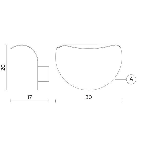 Настенный светильник Karman Va Lentina AP115 0B INT Настенный светильник Karman Va Lentina AP115 0B INT