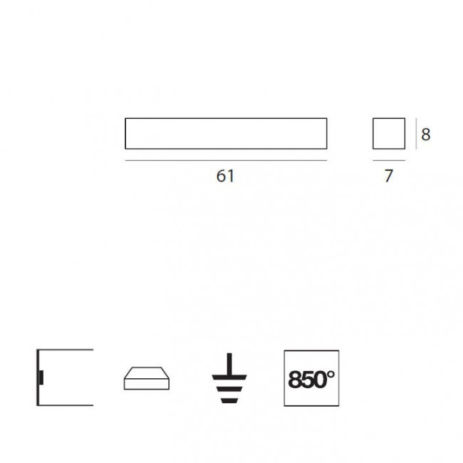Настенный светильник Linea Light Box 6728