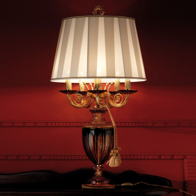 Настольная лампа Euroluce Zeus LG3 Blue amber